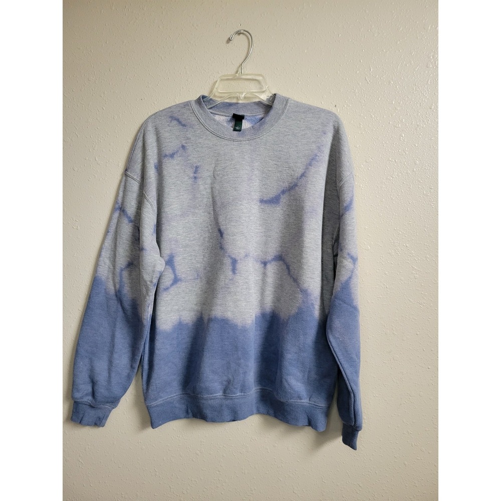 Wild Fable Sweatshirt Blue Grey Tie-Dye‎ Sz S - Picture 1 of 8